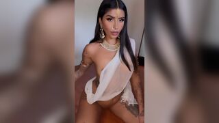 Super Sexy Indian Babe Slaysheslays Nude Wearing Half a Saree
