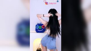 Asian Girl Babyrimi Shaking Her Booty And Boobs Dancing