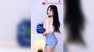 Asian Girl Babyrimi Shaking Her Booty And Boobs Dancing