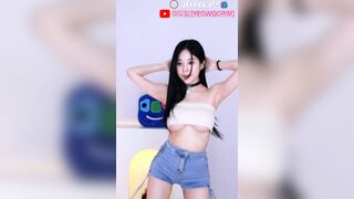 Asian Girl Babyrimi Shaking Her Booty And Boobs Dancing