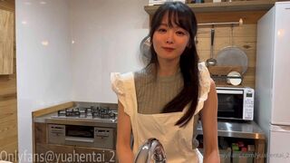 Yuahentai_1 Sucking Cock While She Work In Kitchen And Got Fucked Onlyfans Leaked Video