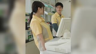 Horny Japanese Shop Cashier Girl Drags New Employee To Fuck Video