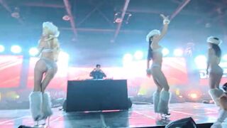 Clubsupermoon Fly With Me Twerking And Grinding Their Cute Booty On Stage Video