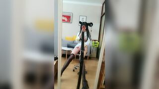 Naughty Chick Playing With Her Pussy Solo With Samurai Sword Leaked Video