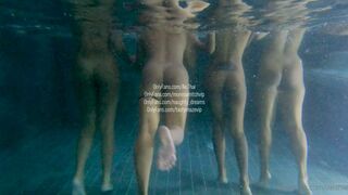 Ae.thai,morenamitch,naughty_dreams And Tastymazevip Naked In Pool Showing Their Cute Asian Booties Onlyfans Leaked Video