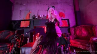 Mishamai With Bishojoumom Slutty Lesbian Daemon Strip Dildo Suck And Getting Banged Onlyfans Leaked Video