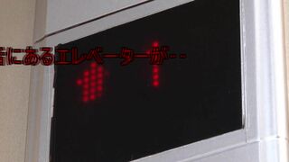 Yuu Shinoda Stucked On Elevator Door And Stranger Licked And Fucked Her Hairy Cunt Leaked Porn Video