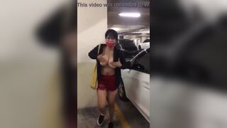 Big Boobs Korean Babe Runs Backward While Squeezing Boobs Leaked Video