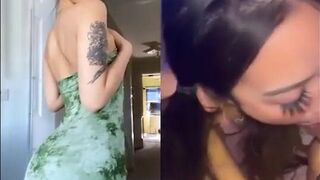 Amazing Asian Model Sucks A Big Cock And Gets Her Pussy Drilled By A BWC