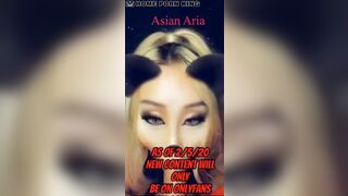 Pretty Asian Blonde Gives Deep Blowjob Cam Video