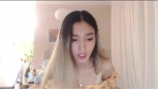 Cute Asian Teen Strip Teasing In Live Stream Cam Video