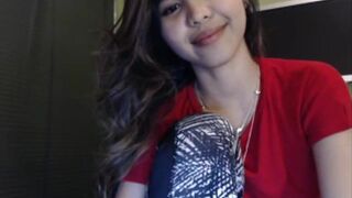 Slim Petite Asian Gets Naked And Uses Her Soft Fingers And a Dildo To Tease Her Pussy Close Up Cam