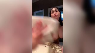 Teen Asian Tiktoker Shows Her Big Boobs At The Mirror Leaked Video