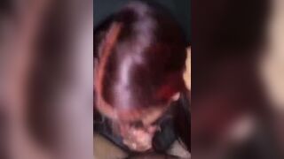 Asian College Redhead Teen Sucking Her Bf's Hard Cock Video