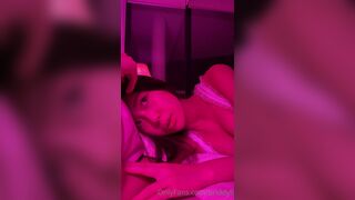 Briddyli Asian Exposing Her Juicy Tits On a Live Onlyfans Video