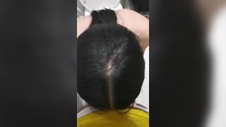 Amateur Asian Slut Doing A Blowjob And Rides Him In Toilet Video