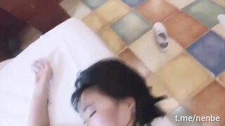 Nenbe Shy Asian Gets Rough Fuck By Her BF Video