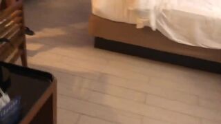 Horny Asian GF Sucking Her BF