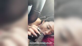 Baddies_gallery Horny Asian With Nice Tits Sucking A Big Black Cock In A Car Onlyfans Video