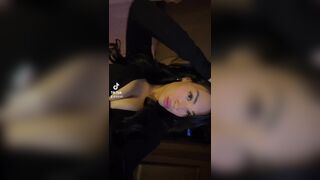 Urfavefitgirl Asian Hottie Doing a Tiktok While Showing Off Boobs Video