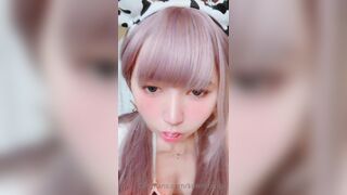 Kumikomizk Horny Asian Slut Showing Off Her Small Boobs Onlyfans Video