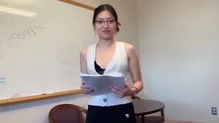 Horny Asian College Teacher Getting Pounded By Student Video