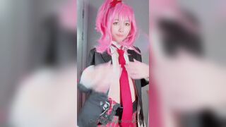 Kumikomizk Cute Asian Doll Showing Off Her Nice Tits Onlyfans Video