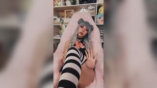 Cute Asian Doll Showing Off Video