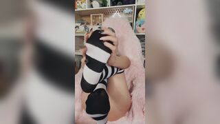 Cute Asian Doll Showing Off Video