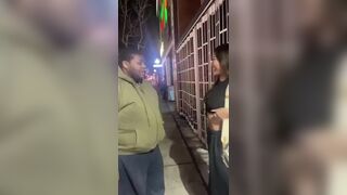 Asian Girl Flashing Boobs in Public Video