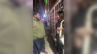 Asian Girl Flashing Boobs in Public Video