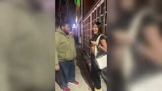 Asian Girl Flashing Boobs in Public Video