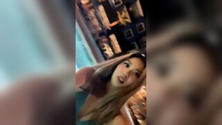 Sexy Asian Babe Showing Off on a Pool Party Video