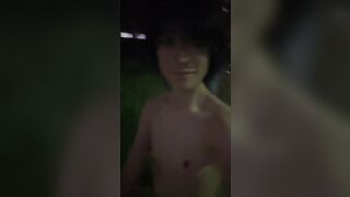 Skinny Asian Slut Exposing her Nude Body In the Public Video