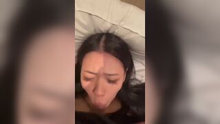 Nerdy Wife Taking Huge Dick In Mouth Video