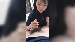 Horny Asian Gf Loves Giving Sensual Blowjobs For Bf leaked Video
