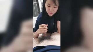 Hot Asian Gf Giving a Sensual Cock Suck For Her Bf Leaked Video