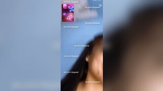 Sexy Asian Gf Teasing Her Juicy Tits and Exposing Pussy On a Call Leaked VIdeo