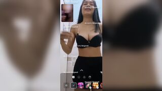 Sexy Asian Gf Teasing Her Juicy Tits and Exposing Pussy On a Call Leaked VIdeo