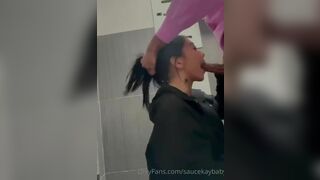 Saucekaybaby Cute Asian Sucking A Big Cock Like A Pro Onlyfans Video