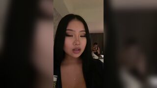 Sexy Asian Hottie Showing her Juicy Boobs VIdeo