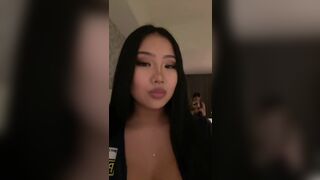 Sexy Asian Hottie Showing her Juicy Boobs VIdeo