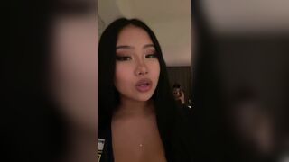 Sexy Asian Hottie Showing her Juicy Boobs VIdeo
