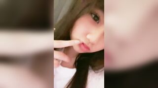 Sexy Asian Cutie Showing Off Video