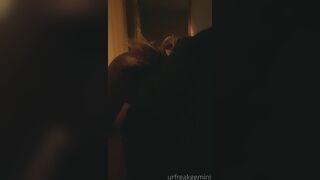 Urfreakgemini Hot Asian Gf Giving Head For Bf In Dark Video