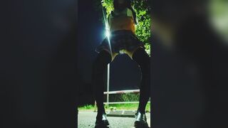 Asian Trans Bitch Exposing In Outdoor Video