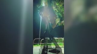Asian Trans Bitch Exposing In Outdoor Video