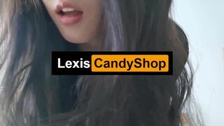 Lexis Candy Shop Cute Asian Gf Fucked Hard After Giving a Sloppy Blowjob and Footjob For His Cock Video