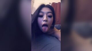 Toxicdaisies Asian Slut Showing Off her Cum Filled face While Getting Fingered Video
