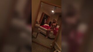 Sexy Asian Exposing her Nude Body On mirror Video